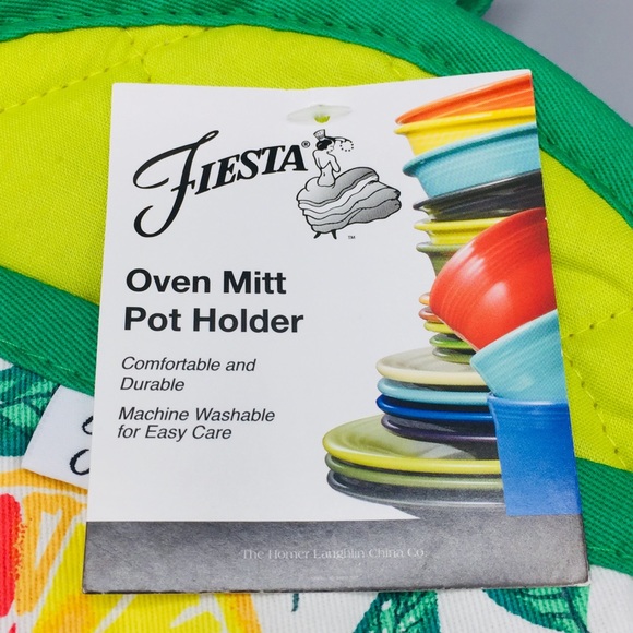 Fiesta Oven Mitt & Pot Holder Citrus Bliss - Picture 4 of 5